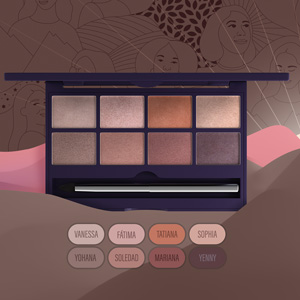 Paleta de Sombras Marrones1 BROWN EYESHADOW PALETTE 2024